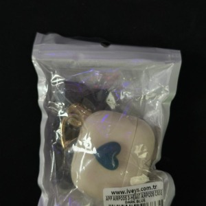 Kalp Figürlü AirPods 3 Kulaklık Kılıfı - Beyaz - Larcivelt